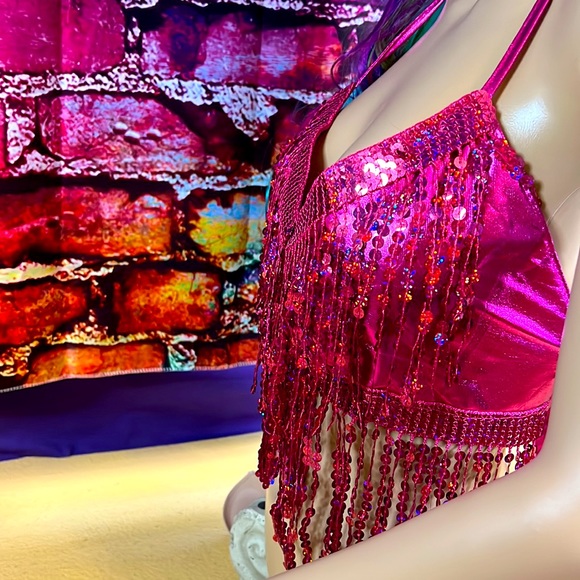 New Sequinned Halter Top - Picture 11 of 11